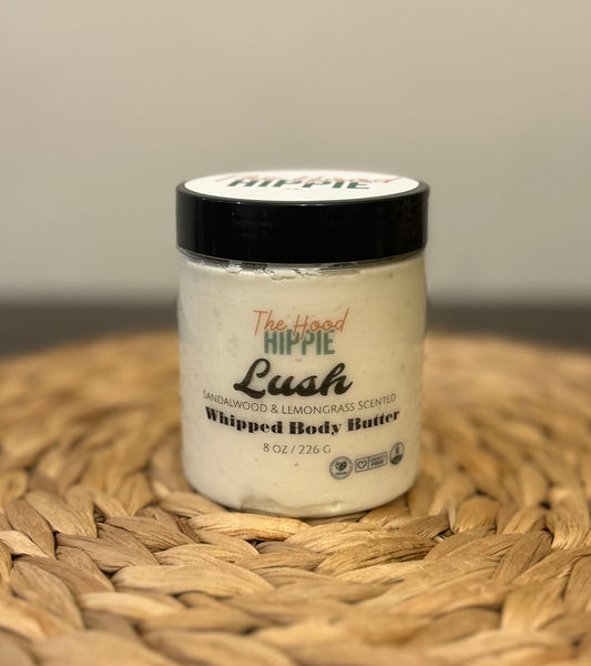 The Hood Hippie - Sandalwood & Lemongrass Whipped Body Butter