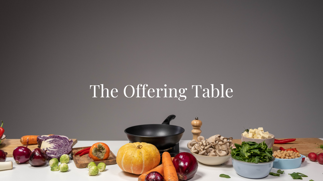 The Offering Table – Vintage Vegan 78
